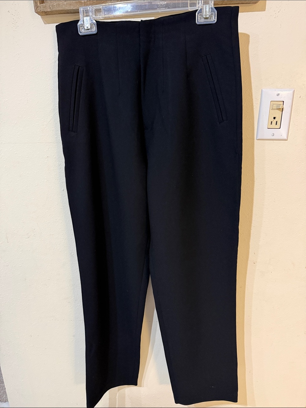 Banana Republic Black Women's Tailored Tapered Trousers